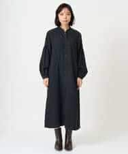 NHEAH37390 GIANNI LO GIUDICE(小さいサイズ)(メゾン ドゥ サンク) テンセルデニムヴィンテージワンピース ダークグレー
