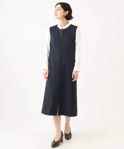 NHEAI83330 GIANNI LO GIUDICE(小さいサイズ) [セットアップ対応]デニムジャージージャンパースカート