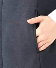 NHEAI83330 GIANNI LO GIUDICE(小さいサイズ)(メゾン ドゥ サンク) [セットアップ対応]デニムジャージージャンパースカート ネイビー