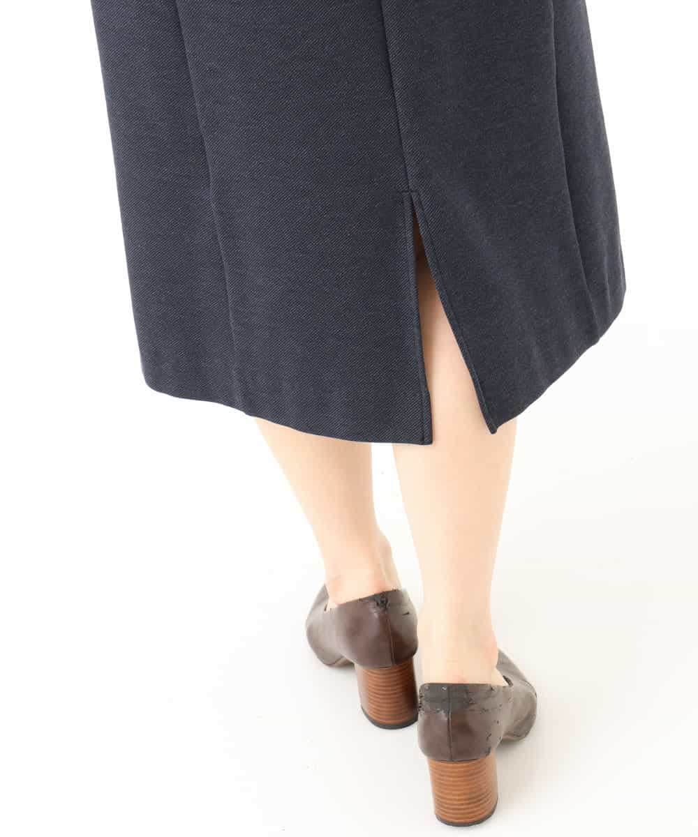 NHEAI83330 GIANNI LO GIUDICE(小さいサイズ)(メゾン ドゥ サンク) [セットアップ対応]デニムジャージージャンパースカート ネイビー