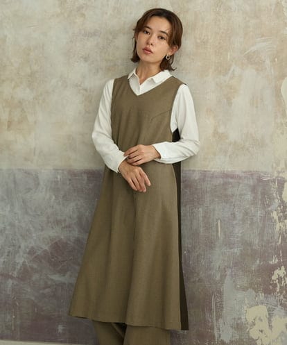 NHEAI89360 GIANNI LO GIUDICE(小さいサイズ) [セットアップ対応]チェック柄ジャンパースカート