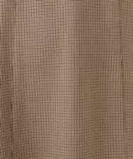 NHEAI89360 GIANNI LO GIUDICE(小さいサイズ)(メゾン ドゥ サンク) [セットアップ対応]チェック柄ジャンパースカート ブラウン系