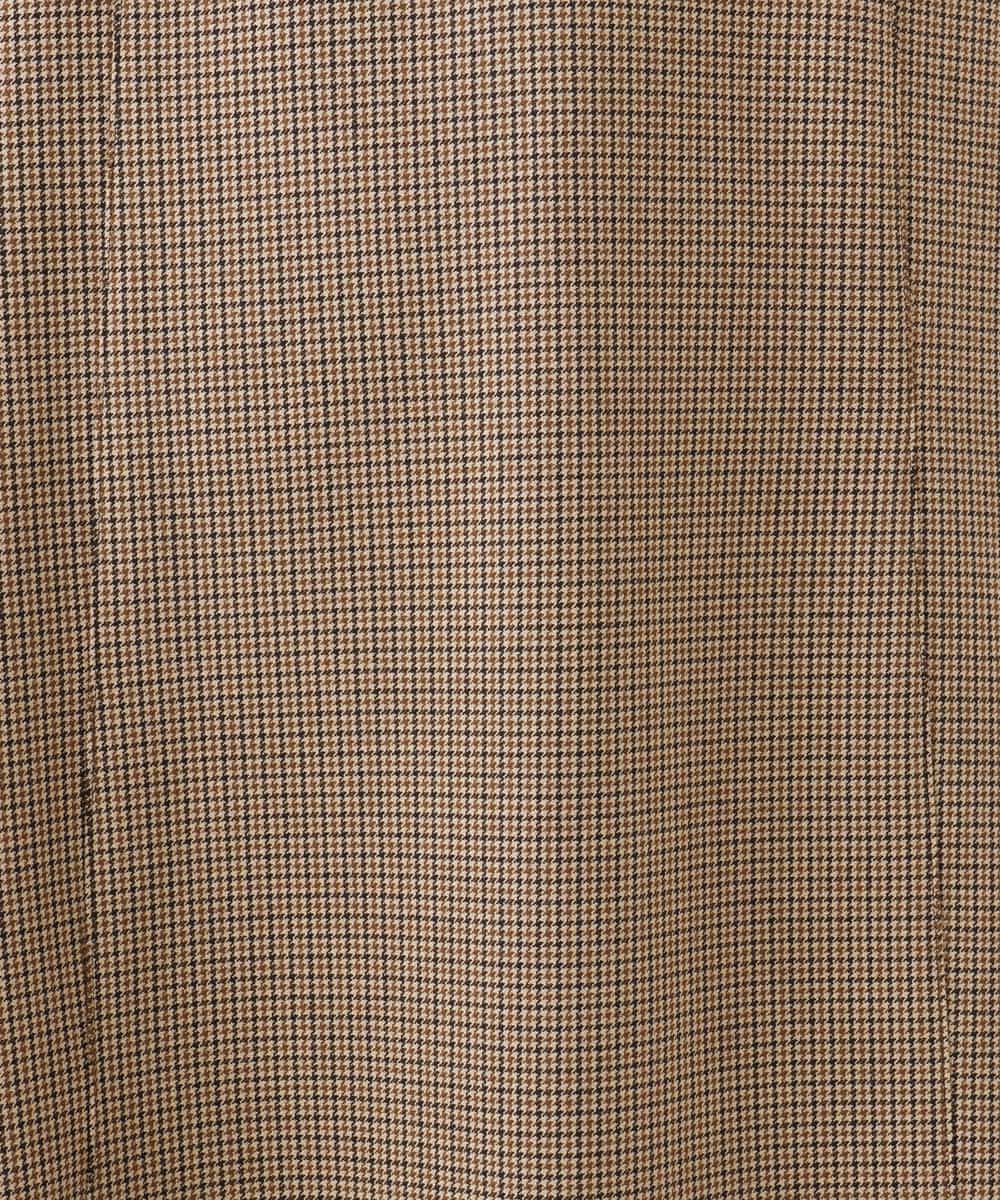 NHEAI89360 GIANNI LO GIUDICE(小さいサイズ)(メゾン ドゥ サンク) [セットアップ対応]チェック柄ジャンパースカート ブラウン系