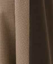 NHEAI89360 GIANNI LO GIUDICE(小さいサイズ)(メゾン ドゥ サンク) [セットアップ対応]チェック柄ジャンパースカート ブラウン系