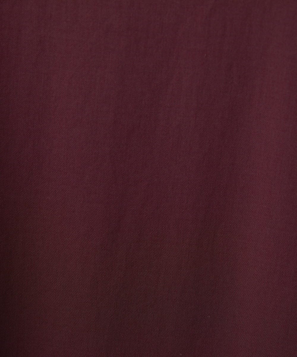NHEAX81330 GIANNI LO GIUDICE(小さいサイズ)(メゾン ドゥ サンク) ボウタイフレアワンピース ボルドー