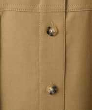 NHECF83390 GIANNI LO GIUDICE(小さいサイズ)(メゾン ドゥ サンク) ウール混デニム前開きワンピース ベージュ