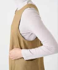 NHECF84360 GIANNI LO GIUDICE(小さいサイズ)(メゾン ドゥ サンク) ウール混デニム前後2WAYジャンパースカート ベージュ