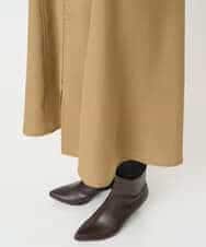 NHECF84360 GIANNI LO GIUDICE(小さいサイズ)(メゾン ドゥ サンク) ウール混デニム前後2WAYジャンパースカート ベージュ