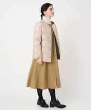 NHECF84360 GIANNI LO GIUDICE(小さいサイズ)(メゾン ドゥ サンク) ウール混デニム前後2WAYジャンパースカート ベージュ