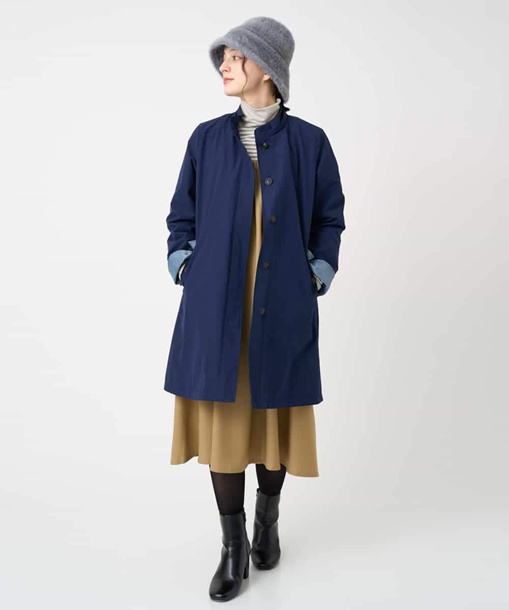 NHECF84360 GIANNI LO GIUDICE(小さいサイズ)(メゾン ドゥ サンク) ウール混デニム前後2WAYジャンパースカート ベージュ