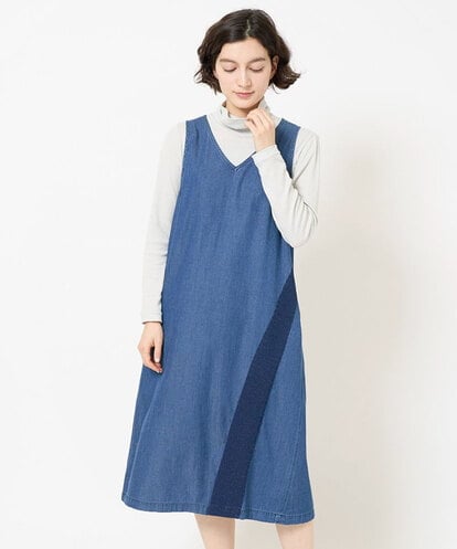 NHEEA32290 GIANNI LO GIUDICE(小さいサイズ) フリクションデニムジャンパースカート