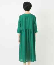 NHEGA22490 GIANNI LO GIUDICE(小さいサイズ)(メゾン ドゥ サンク) 小付き柄ワンピース グリーン系
