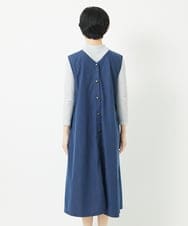 NHEGC83290 GIANNI LO GIUDICE(小さいサイズ)(メゾン ドゥ サンク) ビヨンドデニムジャンパースカート ネイビー