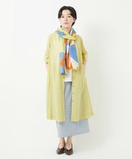 NHEGC85330 GIANNI LO GIUDICE(小さいサイズ)(メゾン ドゥ サンク) コットンオーガンジーシャツワンピース カーキ