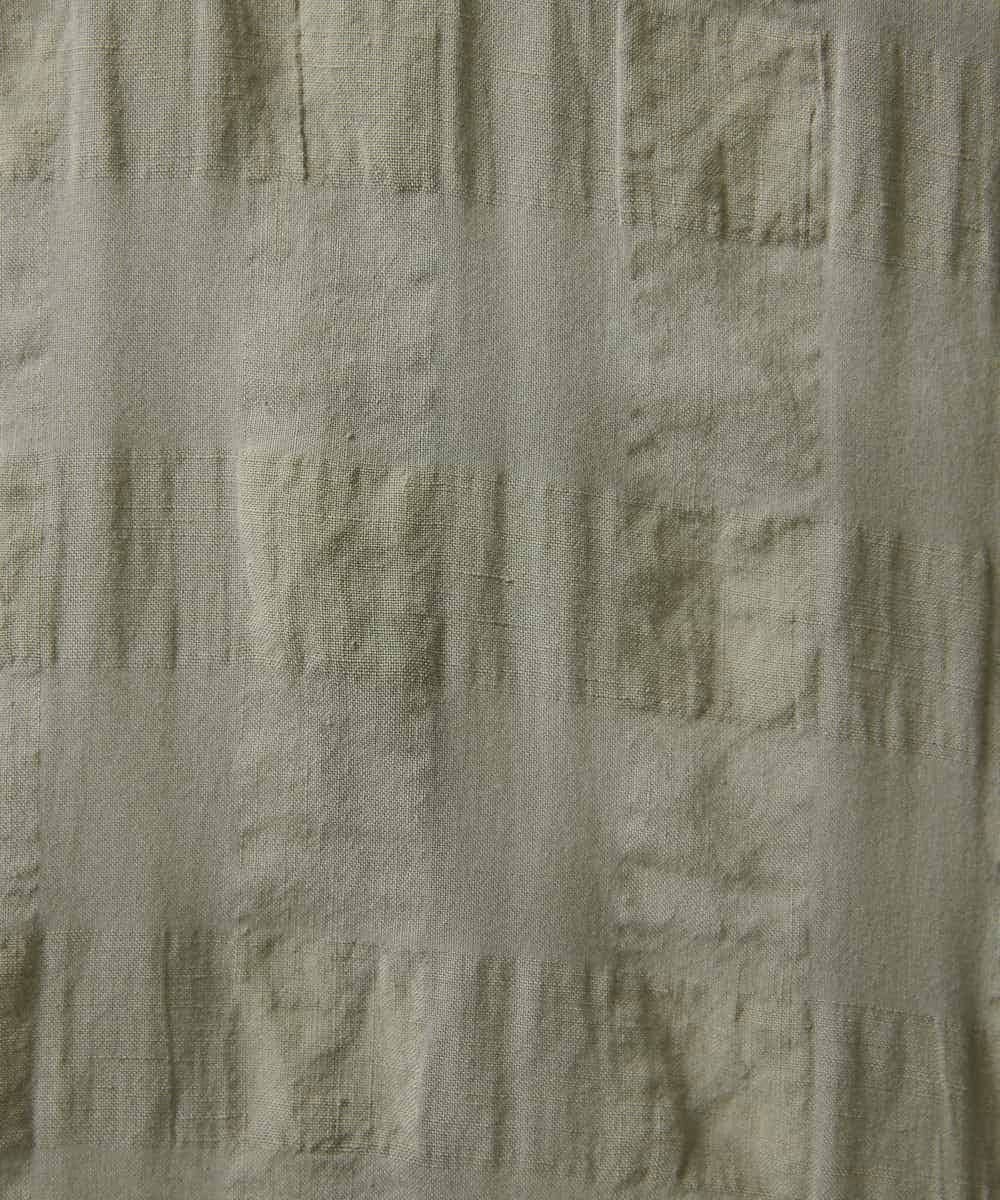 NHEGE53490 GIANNI LO GIUDICE(小さいサイズ)(メゾン ドゥ サンク) シャドーチェックワンピース グリーン
