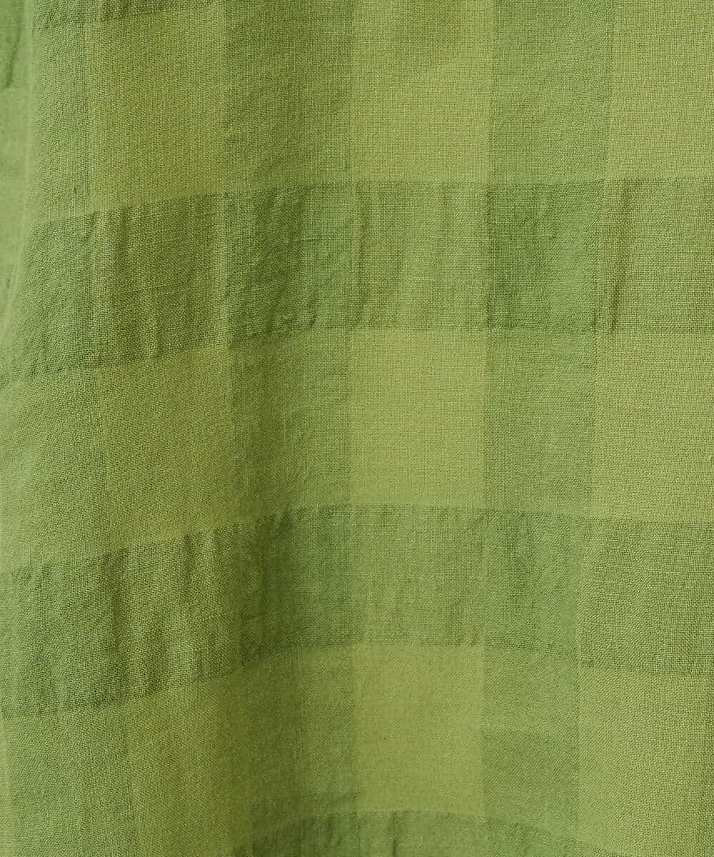 NHEGE53490 GIANNI LO GIUDICE(小さいサイズ)(メゾン ドゥ サンク) [セットアップ対応]シャドーチェックワンピース ベージュ