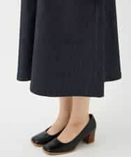 NHEGF85360 GIANNI LO GIUDICE(小さいサイズ)(メゾン ドゥ サンク) [セットアップ対応]デニムライクジャンパースカート ネイビー