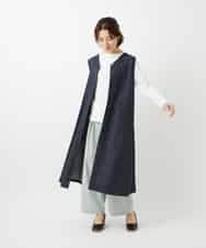 NHEGF85360 GIANNI LO GIUDICE(小さいサイズ)(メゾン ドゥ サンク) [セットアップ対応]デニムライクジャンパースカート ネイビー