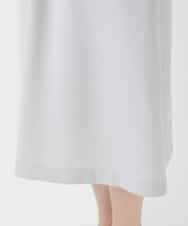 NHEGF88330 GIANNI LO GIUDICE(小さいサイズ)(メゾン ドゥ サンク) [セットアップ対応]リネンライクワンピース ライトグレー