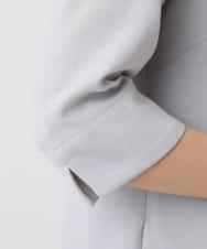 NHEGF88330 GIANNI LO GIUDICE(小さいサイズ)(メゾン ドゥ サンク) [セットアップ対応]リネンライクワンピース ライトグレー