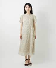 NHEGF94360 GIANNI LO GIUDICE(小さいサイズ)(メゾン ドゥ サンク) 小花プリントワンピース ベージュ系