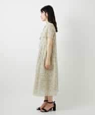 NHEGF94360 GIANNI LO GIUDICE(小さいサイズ)(メゾン ドゥ サンク) 小花プリントワンピース ベージュ系