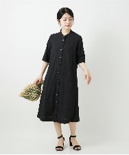 NHEGF96360 GIANNI LO GIUDICE(小さいサイズ)(メゾン ドゥ サンク) サッカーチェックシャツワンピース ライトブルー