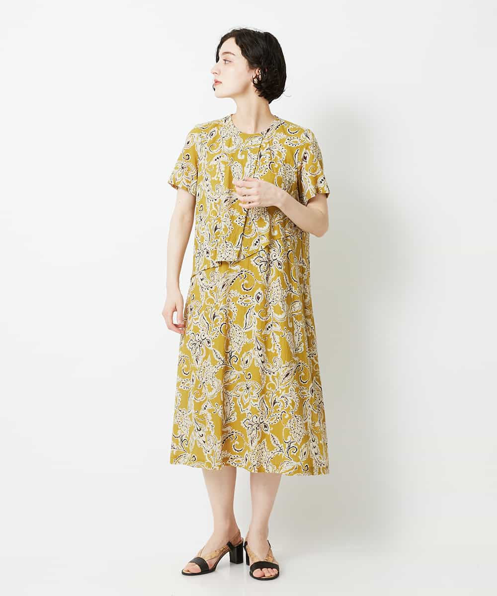 Gianni Lo Giudice 小さいサイズ メゾン ドゥ サンク 更紗コットンシフォンワンピース イトキンオンラインストア