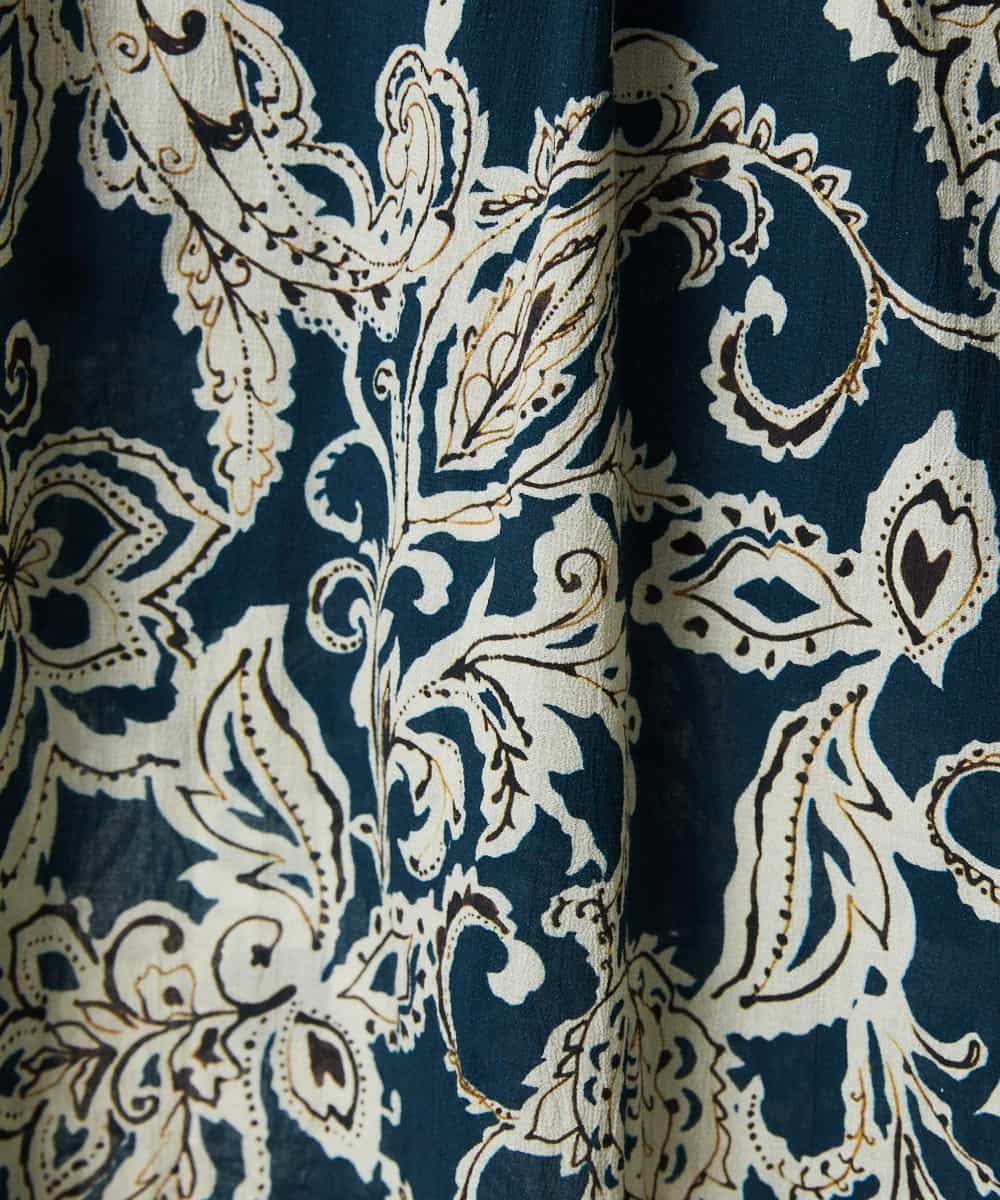 Gianni Lo Giudice 小さいサイズ メゾン ドゥ サンク 更紗コットンシフォンワンピース イトキンオンラインストア