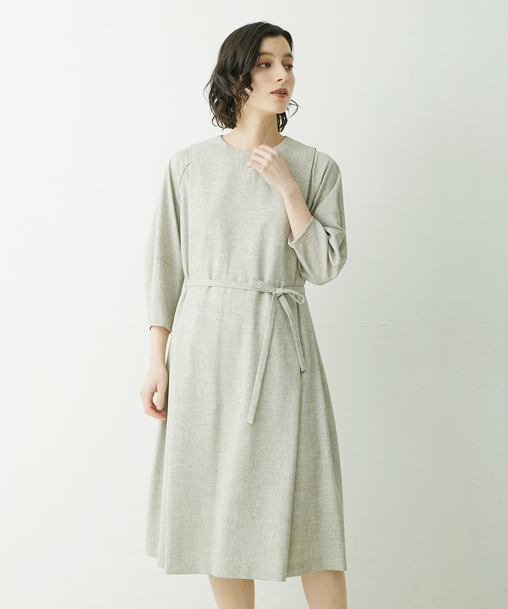 NHEGU81360 GIANNI LO GIUDICE(小さいサイズ) タックデザインワンピース