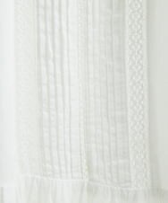 NHEGU85230 GIANNI LO GIUDICE(小さいサイズ)(メゾン ドゥ サンク) コットンボイルノーカラーシャツワンピース ネイビー