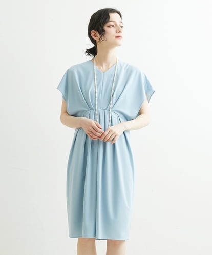 NHEGU87290 GIANNI LO GIUDICE(小さいサイズ) ストレッチポンチワンピースドレス
