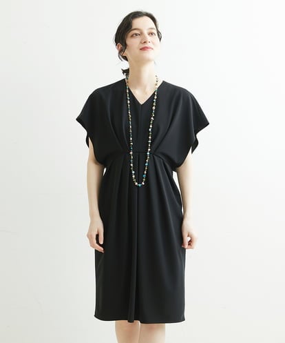 NHEGU87290 GIANNI LO GIUDICE(小さいサイズ) ストレッチポンチワンピースドレス