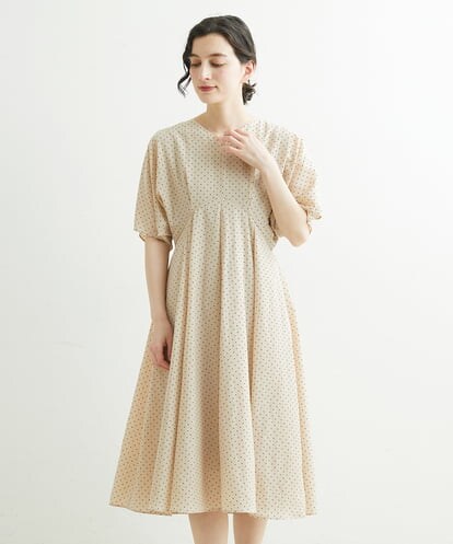 NHEGU88290 GIANNI LO GIUDICE(小さいサイズ) ドットプリントワンピースドレス