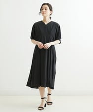 NHEGU88290 GIANNI LO GIUDICE(小さいサイズ)(メゾン ドゥ サンク) ドットプリントワンピースドレス ベージュ