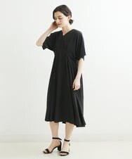 NHEGU88290 GIANNI LO GIUDICE(小さいサイズ)(メゾン ドゥ サンク) ドットプリントワンピースドレス ベージュ