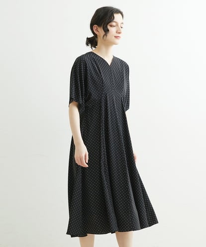 NHEGU88290 GIANNI LO GIUDICE(小さいサイズ) ドットプリントワンピースドレス