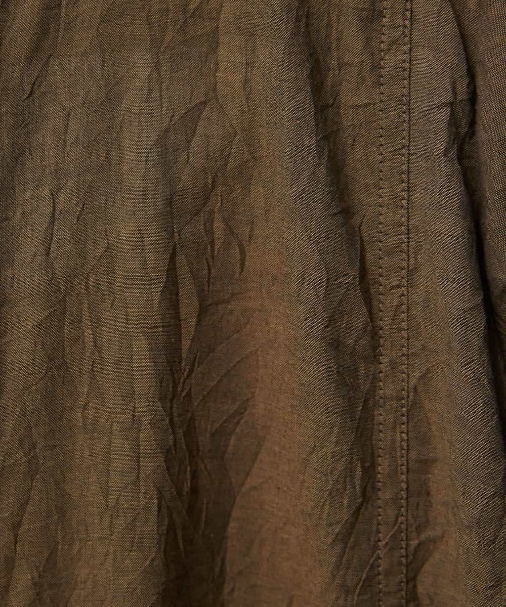 NHEHC90390 GIANNI LO GIUDICE(小さいサイズ)(メゾン ドゥ サンク) 先染めボイルワッシャーワンピース ネイビー