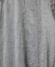 NHEHC90390 GIANNI LO GIUDICE(小さいサイズ)(メゾン ドゥ サンク) 先染めボイルワッシャーワンピース ネイビー