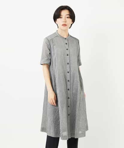 NHEHC90390 GIANNI LO GIUDICE(小さいサイズ) 先染めボイルワッシャーワンピース