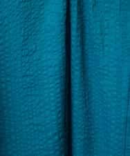 NHEJB01360 GIANNI LO GIUDICE(小さいサイズ)(メゾン ドゥ サンク) [日本製]ミラクルウェーブワンピース ターコイズブルー