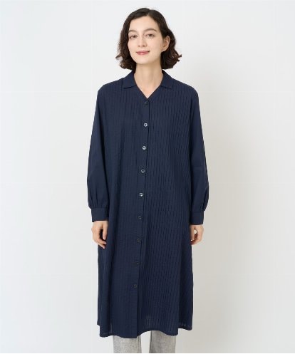 NHEJB10390 GIANNI LO GIUDICE(小さいサイズ) コットンローンピンタックロングブラウス