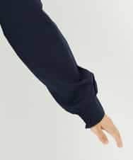 NHEJB10390 GIANNI LO GIUDICE(小さいサイズ)(メゾン ドゥ サンク) コットンローンピンタックロングブラウス ネイビー