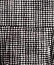 NHEJD19390 GIANNI LO GIUDICE(小さいサイズ)(メゾン ドゥ サンク) [日本製]コットンウールギンガムチェックシャツワンピース ブルー