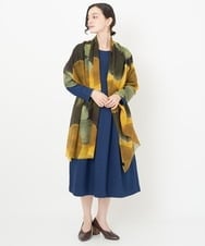 NHEJS14450 GIANNI LO GIUDICE(小さいサイズ)(メゾン ドゥ サンク) 二重織ガーゼデニムワンピース ネイビー