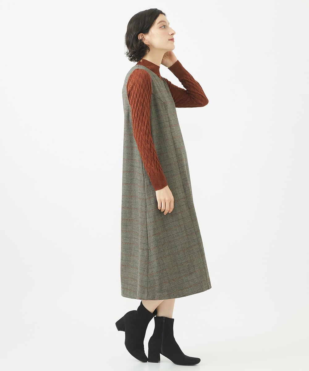 NHFAB21250 GIANNI LO GIUDICE(小さいサイズ)(メゾン ドゥ サンク) ウール混ラメニット オレンジ