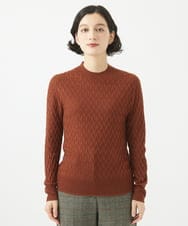 NHFAB21250 GIANNI LO GIUDICE(小さいサイズ)(メゾン ドゥ サンク) ウール混ラメニット オレンジ