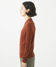 NHFAB21250 GIANNI LO GIUDICE(小さいサイズ)(メゾン ドゥ サンク) ウール混ラメニット オレンジ