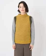 NHFAE35250 GIANNI LO GIUDICE(小さいサイズ)(メゾン ドゥ サンク) MEETニットベスト イエロー