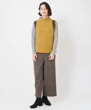 NHFAE35250 GIANNI LO GIUDICE(小さいサイズ)(メゾン ドゥ サンク) MEETニットベスト イエロー